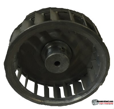 Single Inlet Steel Blower Wheel 2-15/16" Diameter 15/16" Width 3/16" Bore with Clockwise Rotation SKU: 02300030-006-S-AA-CW-001