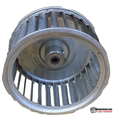 Single Inlet Steel Blower Wheel 2-15/16" Diameter 1-1/2" Width 1/8" Bore with Clockwise Rotation SKU: 02300116-004-S-AA-CW-001