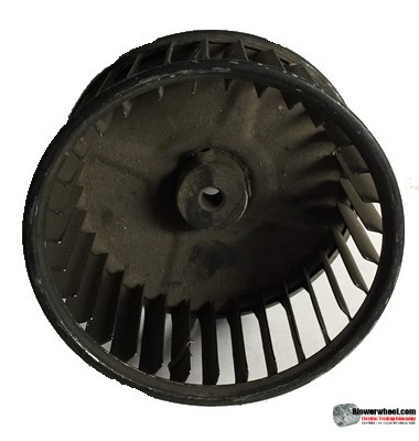 Single Inlet Steel Blower Wheel 3-3/4" Diameter 1-7/8" Width 1/4" Bore with Counterclockwise Rotation SKU: 03240128-008-S-AA-CCW-001