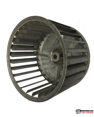 Single Inlet Steel Blower Wheel 4-7/16" Diameter 2-15/16" Width 5/16" Bore with Counterclockwise Rotation SKU: 04140230-010-S-AA-CCW-001