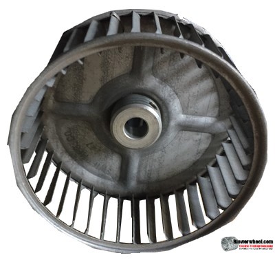 Single Inlet Steel Blower Wheel 4-5/8" Diameter 2" Width 1/2" Bore with Clockwise Rotation SKU: 04200200-016-S-AA-CW-001