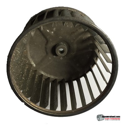 Single Inlet Galvanized Steel Blower Wheel 4-5/8" Diameter 2-7/8" Width 5/16" Bore with Counterclockwise Rotation SKU: 04200228-010-GS-AA-CCW-001