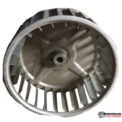 Single Inlet Steel Blower Wheel 4-11/16" Diameter 2" Width 5/16" Bore with Clockwise Rotation SKU: 04220200-010-S-AA-CW-001