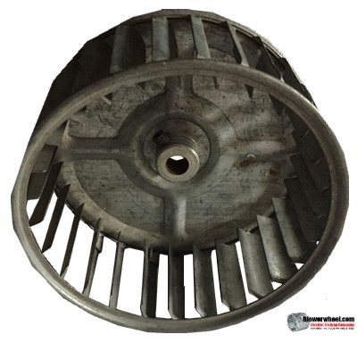 Single Inlet Steel Blower Wheel 4-3/4" Diameter 2-1/16" Width 3/8" Bore with Clockwise Rotation SKU: 04240202-012-S-AA-CW-001