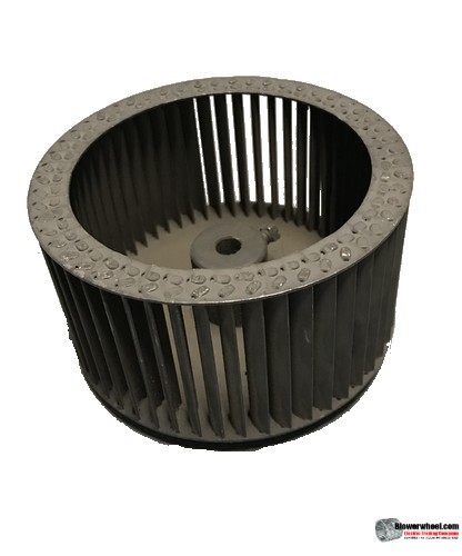 Single Inlet Steel Blower Wheel 4-3/4" Diameter 2-1/2" Width 3/8" Bore with Clockwise Rotation SKU: 04240216-012-S-T-CW-001