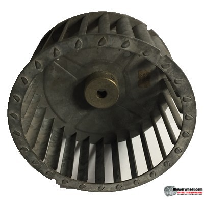 Single Inlet Steel Blower Wheel 4-13/16" Diameter 2-5/16" Width 5/16" Bore with Counterclockwise Rotation SKU: 04260210-010-S-T-CCW-001