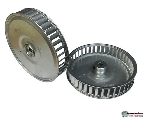 Single Inlet Blower Wheel 5.71" D 3.81" W 1/2" Bore- Clockwise Rotation SKU: 05230326-016-S-AA-CCW- SOLD IN QUANTITIES OF 27