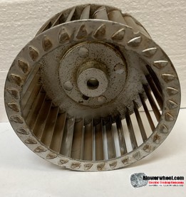 Single Inlet Steel Blower Wheel 5-3/4" Diameter 3-1/8" Width ½" Bore with Counterclockwise Rotation SKU: 05240304-016-S-T-CCW-001