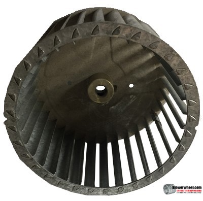 Single Inlet Steel Blower Wheel 6-3/16" Diameter 3-7/8" Width 1/2" Bore with Counterclockwise Rotation SKU: 06060328-016-S-T-CCW-001