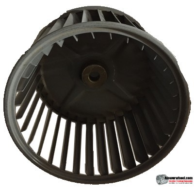 Single Inlet Steel Blower Wheel 6-3/16" Diameter 4-1/4" Width 1/2" Bore with Clockwise Rotation SKU: 06060408-016-S-AA-CW-001