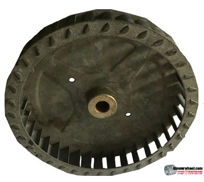 Single Inlet Steel Blower Wheel 6-3/4" Diameter 1-1/16" Width 1/2" Bore with Counterclockwise Rotation SKU: 06240102-016-S-T-CCW-001
