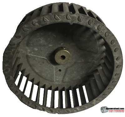 Single Inlet Steel Blower Wheel 6-3/4" Diameter 2-5/16" Width 5/16" Bore with Clockwise Rotation SKU: 06240210-010-S-T-CW-001