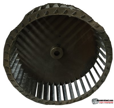 Single Inlet Steel Blower Wheel 8" Diameter 2-7/8" Width 1/2" Bore with Counterclockwise Rotation SKU: 08000228-016-S-T-CCW-001