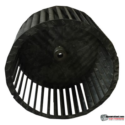 Single Inlet Steel Blower Wheel 8" Diameter 4-5/8" Width 1/2" Bore with Clockwise Rotation SKU: 08000420-016-S-T-CW-001