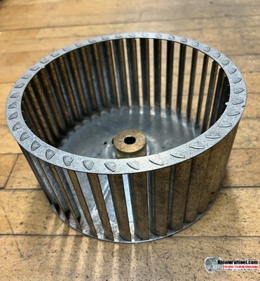 Single Inlet Steel Blower Wheel 8-1/2" Diameter 4" Width 1/2" Bore with Clockwise Rotation SKU: 08160400-016-S-T-CW-001