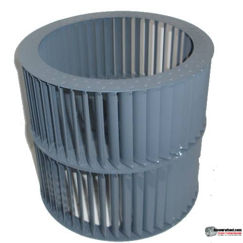 Double Inlet Steel Blower Wheel 18" D 18-1/4" W 2-3/16" Bore-Clockwise-Counterclockwise  rotation- with double neck hub and re-rods- SKU: 18001808-206-HD-S-CCWCWDW