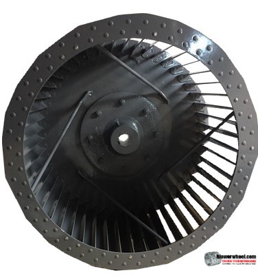 Single Inlet Steel Blower Wheel 15-1/2" Diameter 8-7/8" Width 1" Bore with Counterclockwise Rotation-ONLY 1 IN-STOCK SKU: 15160828-100-S-T-CCW-001