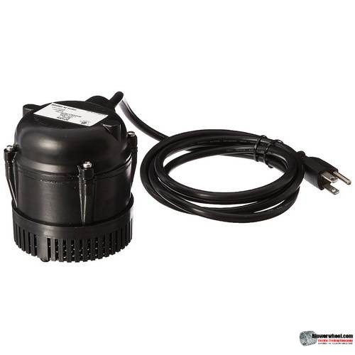 1/150 HP - 205 GPH - Small Submersible - 6' Power cord sku - 501004 item - 501004- Sold In Quantity of 1