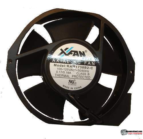 Case Fan-Electronics Cooling Fan - X Fan RAM1738B2-C-Sold as New