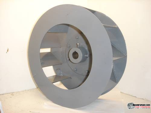 Single Inlet Steel Blower Wheel 20" Diameter 6-7/8" + cone Width 1-3/16" Bore Clockwise rotation with an Inside Hub
