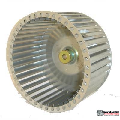 Lau Single Inlet Galvanized Steel Blower Wheel 5-3/4" diameter 3-7/16" width 1/2" bore  Counterclockwise Rotation