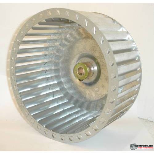 Lau Single Inlet Galvanized Steel Blower Wheel 8-1/2" diameter 4" width 1/2" bore  Clockwise Rotation