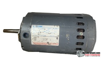 Electric Motor - General Purpose - Century - Bc11-8-158605-1 -1-1/2 hp  rpm 2200-230VAC volts -Resilient Base Double Shaft- SOLD AS IS