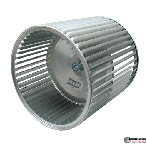 Lau Double Inlet Galvanized Steel Blower Wheel 10-5/8" diameter 8" width 3/4" bore  Clockwise-Counterclockwise Rotation