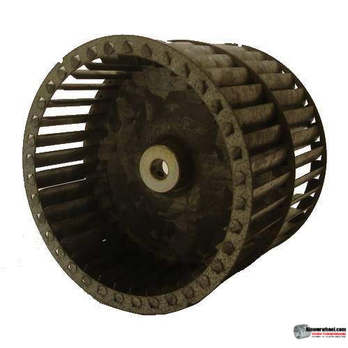 Double Inlet  Blower Wheel 9-15/16" Diameter 7"  Width 1-3/16" Bore-Clockwise-Counterclockwise  rotation  SKU: 09300700-106-GS-T-DW