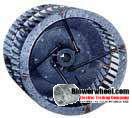 Double Inlet Steel Blower Wheel 30" D 30-1/2" W 1-11/16" Bore-Clockwise-Counterclockwise  rotation- with double neck hub with re-rods - SKU: 30003016-122-HD-S-CWCCWDW-R