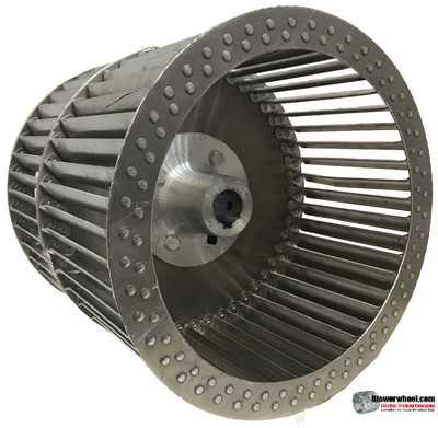 Double Inlet Steel Blower Wheel 31" Diameter 26" Width 2" Bore-Clockwise-Counterclockwise  rotation with Re-rods-SKU: 31002600-200-HD-S-CWCCWDW-R