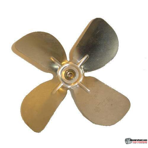 Fan Blade 6" Diameter - SKU:FB-0600-4-R-AS-CW-005-B-Q1-Sold in Quantity of 1