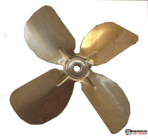 Fan Blade 6-1/2"  Diameter - SKU:FB-0616-4-R-AS-CCW-010-B-Q3-Sold in Quantity of 3