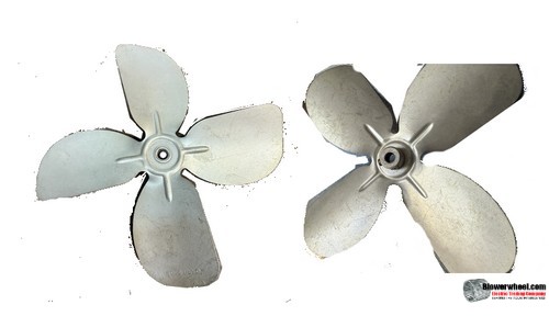 Fan Blade 6-1/2"  Diameter ¼" Bore- SKU:FB-0616-4-R-AS-CW-008-B-Q1-Sold in Quantity of 1