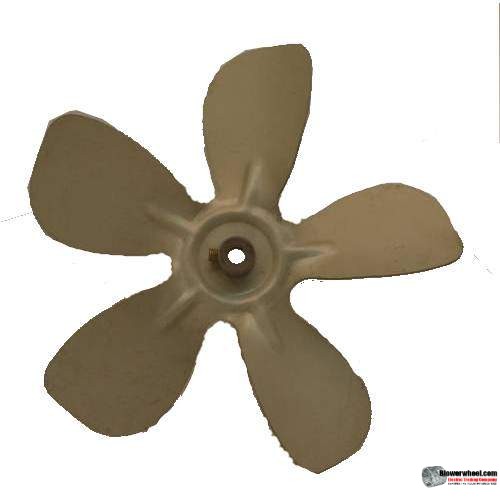 Fan Blade 8" Diameter - SKU:FB-0800-5-F-A-CCW-010-B-Q3-Sold in Quantity of 3