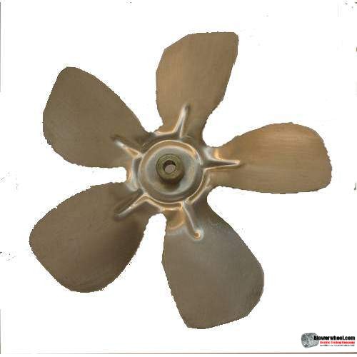 Fan Blade 8" Diameter - SKU:FB-0800-5-F-AS-CCW-010-B-Q3-Sold in Quantity of 3