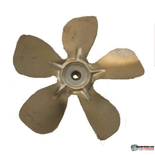 Fan Blade 8" Diameter - SKU:FB-0800-5-R-AS-CCW-010-B-Q3-Sold in Quantity of 3