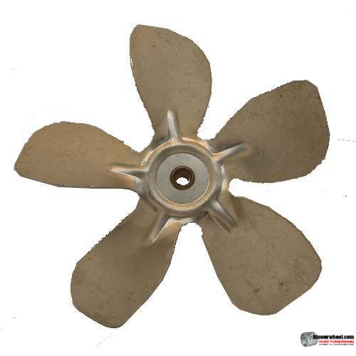 Fan Blade 8" Diameter - SKU:FB-0800-5-R-AS-CW-010-B-Q1-Sold in Quantity of 1