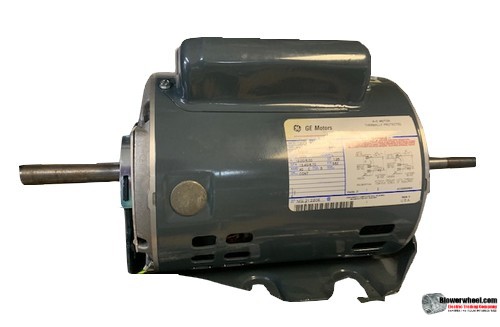 Electric Motor - General Purpose - GE - ge5kc49qg9347x -¾ hp 1425 rpm 115/220 volts -Resilient Base Double Shaft- SOLD AS IS