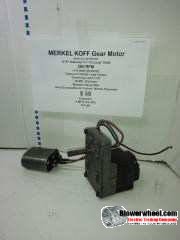 Electric Motor - Gear Motor - Merkel Koff - B-3 420 RP 265 -280 rpm 115VAC volts