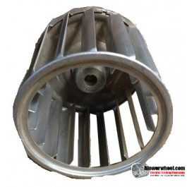 Single Inlet Aluminum Blower Wheel 2-15/16" Diameter 2-7/16" Width 5/16" Bore with Counterclockwise Rotation SKU: 02300214-010-A-AA-CCW-001