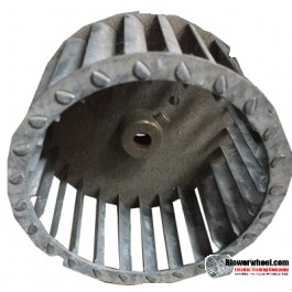 Single Inlet Steel Blower Wheel 3-3/4" Diameter 2-1/16" Width 5/16" Bore with Clockwise Rotation SKU: 03240202-010-S-T-CW-001