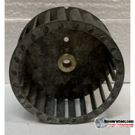 Single Inlet Steel Blower Wheel 3-13/16" Diameter 1-13/16" Width 15/16" Bore with Counterclockwise Rotation SKU: 03260126-010-S-T-CCW-001