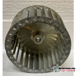 Single Inlet Steel Blower Wheel 4-1/2" Diameter 2-1/2" Width 5/16" Bore with Clockwise Rotation SKU: 04160316-008-S-T-CW-001