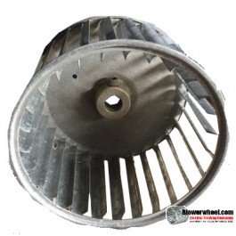 Single Inlet Steel Blower Wheel 4-11/16" Diameter 2-7/8" Width 1/2" Bore with Counterclockwise Rotation SKU: 04220228-016-S-AA-CCW-001