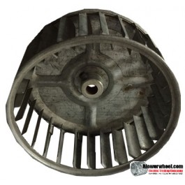 Single Inlet Steel Blower Wheel 4-3/4" Diameter 2-1/16" Width 3/8" Bore with Clockwise Rotation SKU: 04240202-012-S-AA-CW-001