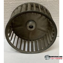 Single Inlet Steel Blower Wheel 5-3/16" Diameter 2-1/2" Width 5/16" Bore with Clockwise Rotation SKU: 05060216-016-S-AA-CW-001