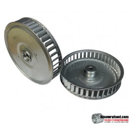 Single Inlet Blower Wheel 5.71" D 3.81" W 1/2" Bore- Clockwise Rotation SKU: 05230326-016-S-AA-CCW- SOLD IN QUANTITIES OF 27