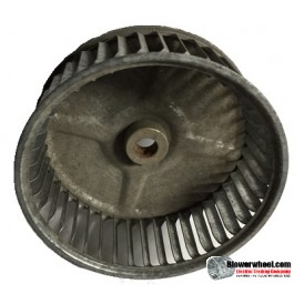 Single Inlet Steel Blower Wheel 5-1/4" Diameter 2" Width 1/2" Bore with Clockwise Rotation SKU: 05080200-016-S-AA-CW-001