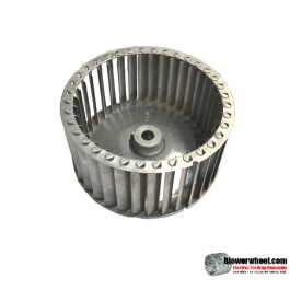 Single Inlet Aluminum Blower Wheel 6-3/8" Diameter 3-1/8" Width 1/2" Bore with Counterclockwise Rotation SKU: 06120304-016-AS-T-CCW-001